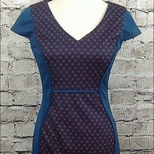 Cap Sleeve Knee Length Dress
